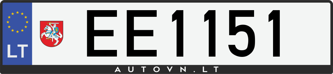 Valstybinis numeris EE1151