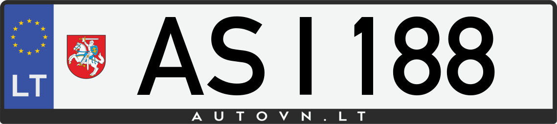 Valstybinis numeris ASI188