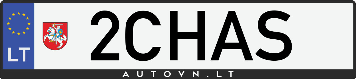 Valstybinis numeris 2CHAS