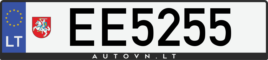 Valstybinis numeris EE5255