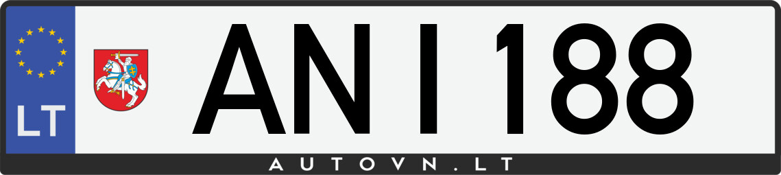 Valstybinis numeris ANI188