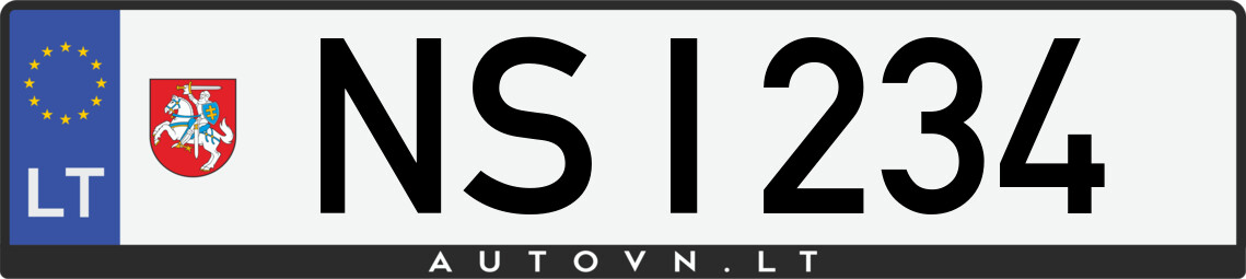 Valstybinis numeris NSI234
