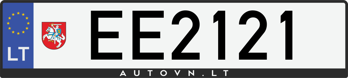Valstybinis numeris EE2121